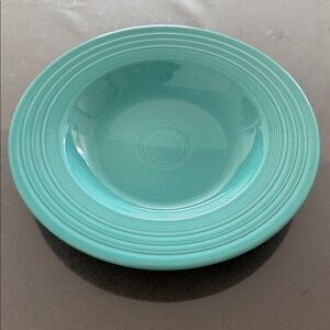 Fiesta Luncheon Plate In Turquoise Color